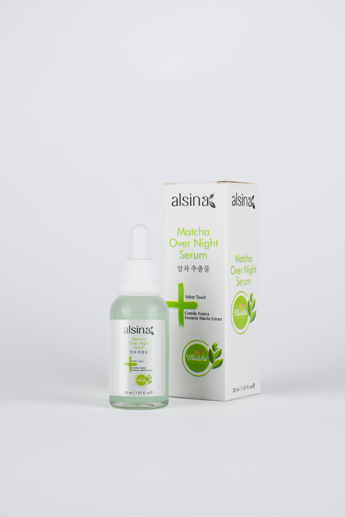 سرم شب عصاره ماچا ۳۰ میلی‌لیتر - تسکین‌دهنده و ترمیم‌کننده پوست حساس — ۸۶۸۳۶۹۰۴۸۵۸۷۰ — تصویر 4 از 4