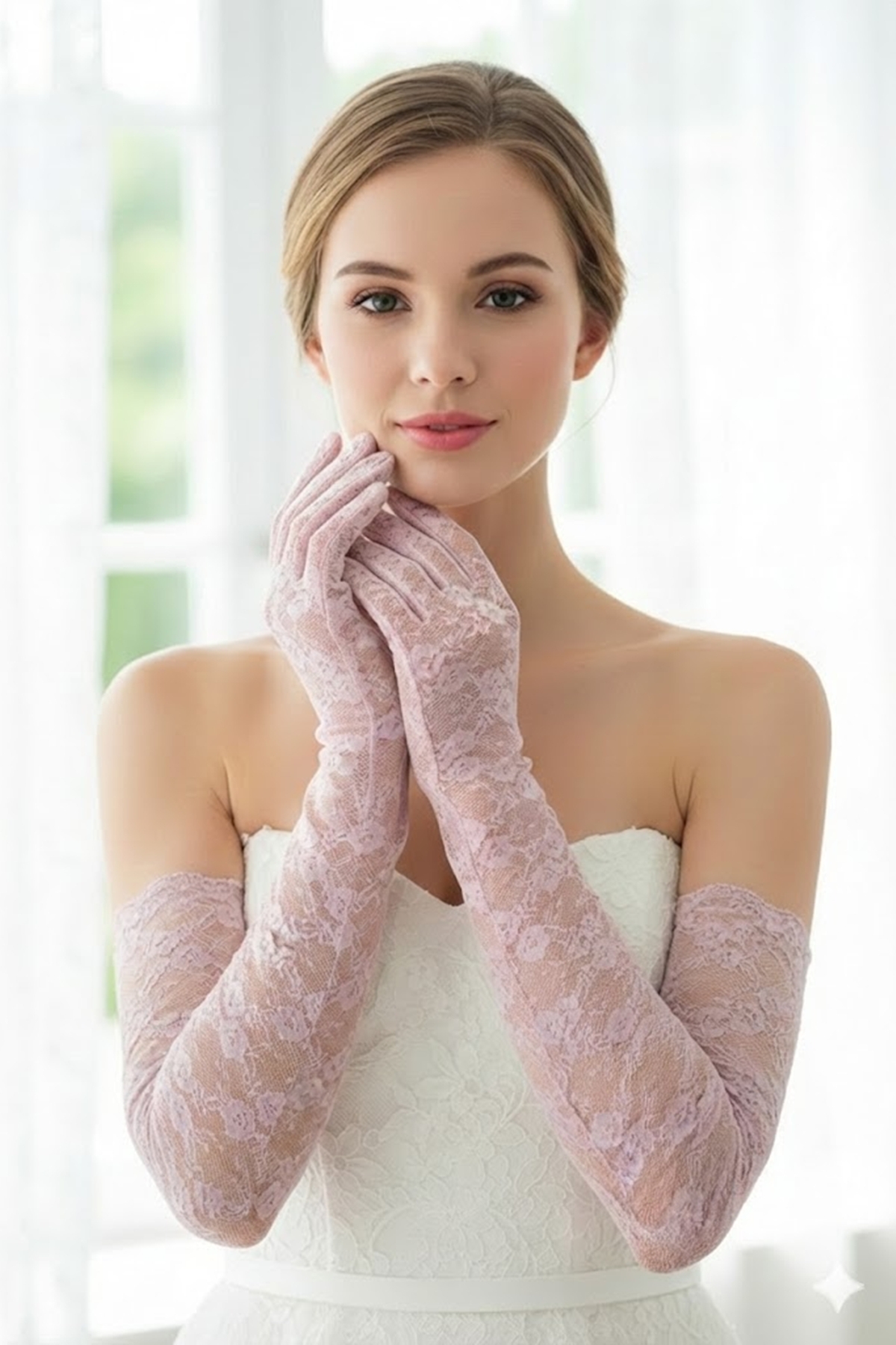 Hobigram Ethereal Lace Uzun Dantel Opera Eldiven | Zamansız ve Zarif Özel Tasarım Premium Seri