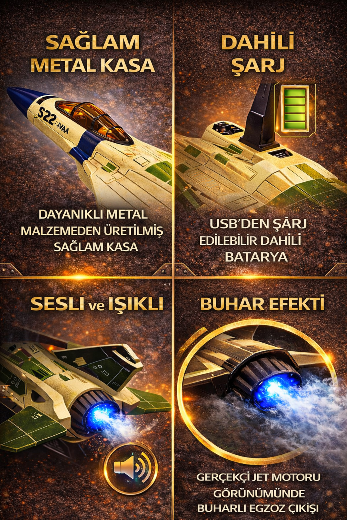YILDIRIM OYUNCAK Oyuncak Die Cast Sesli Işıklı Buhar Atan Standlı