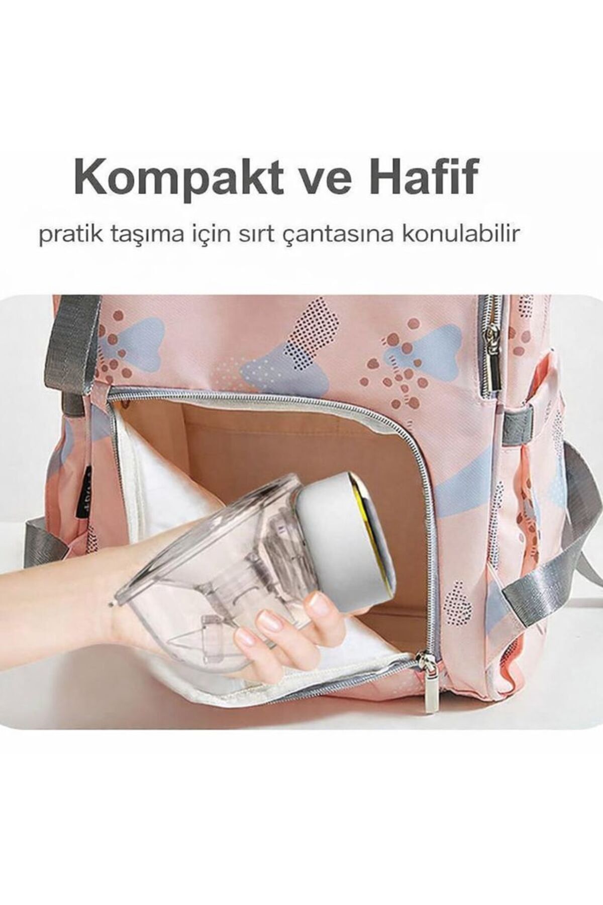 MorBebe 2 Adet Elektrikli Giyilebilir Süt Pompası I Kablosuz Süt Pompası I Taşınabilir Süt Pompası fotoğrafı 4 (önizleme)