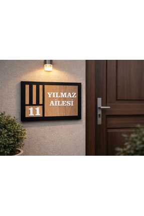 hibiscus Kişiye Özel Pleksi Kapı İsimliği ve Numarası