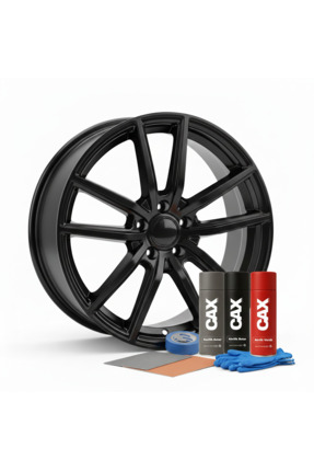 caxcolors CAX Jant Boyama Seti 400ml - Isıya Dayanıklı Jant Boyası + Astar + ...