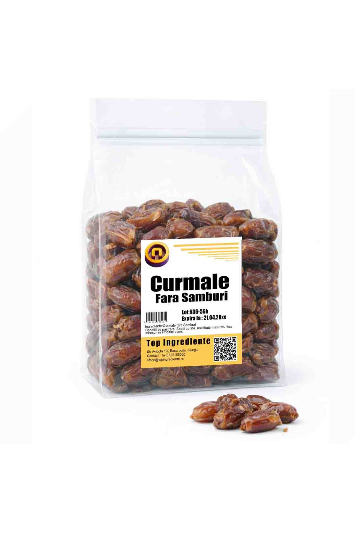 Top Ingrediente Curmale Fara Samburi Sayer – Dulci, Naturale, - 500g
