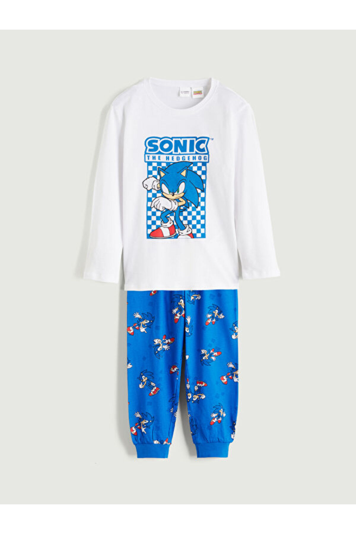 LC Waikiki Freezen Store'dan Eşsiz Ürünler I Sonic Baskılı Erkek Çocuk Pijama Takım fotoğrafı 2 (önizleme)