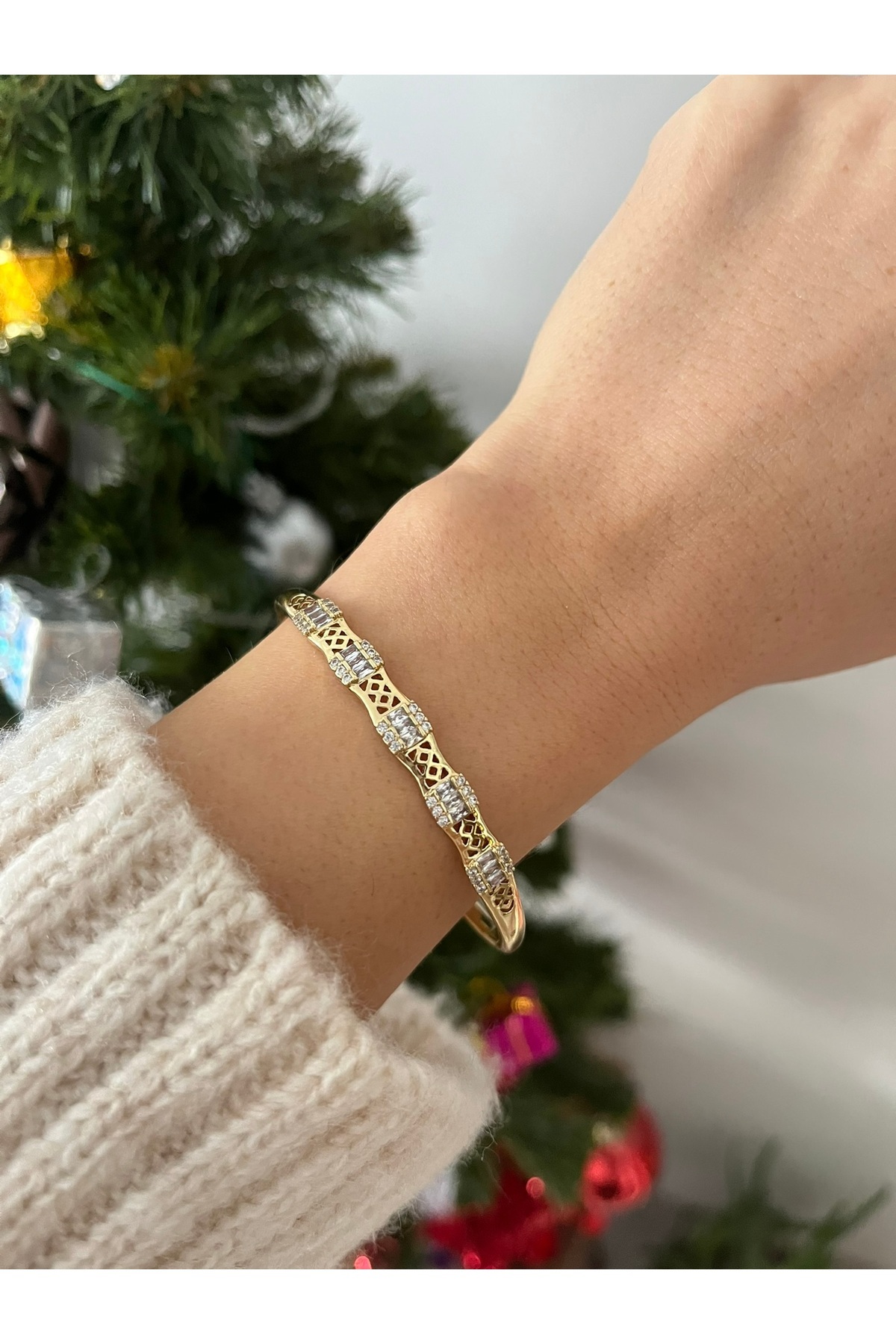 KADIN 14K KELEPÇE BİLEKLİK ÇELİK VİP BİLEKLİK