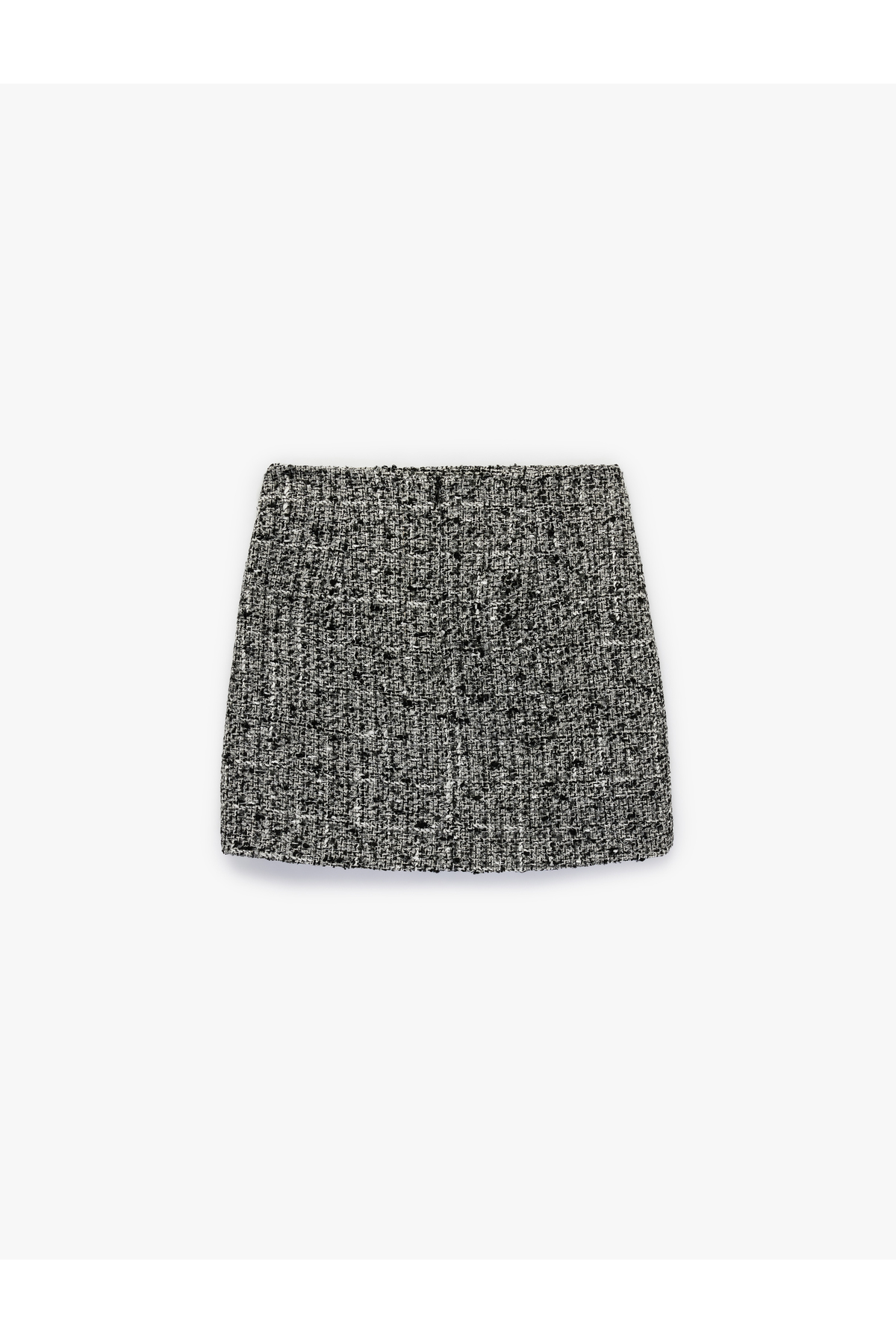 Koton Slim Fit A Kesim Mini Tüvit Etek görsel 4