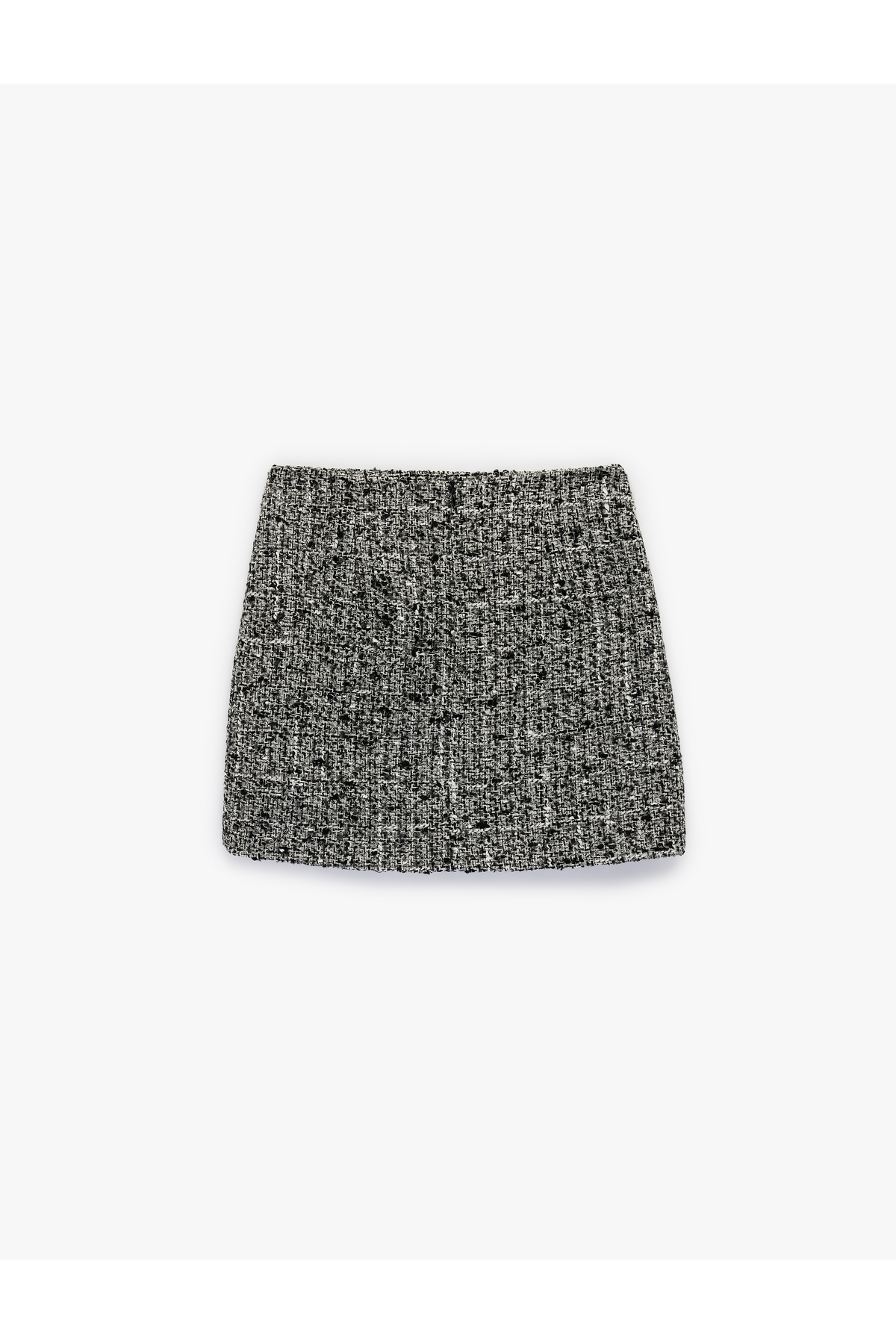 Koton Slim Fit A Kesim Mini Tüvit Etek görsel 3