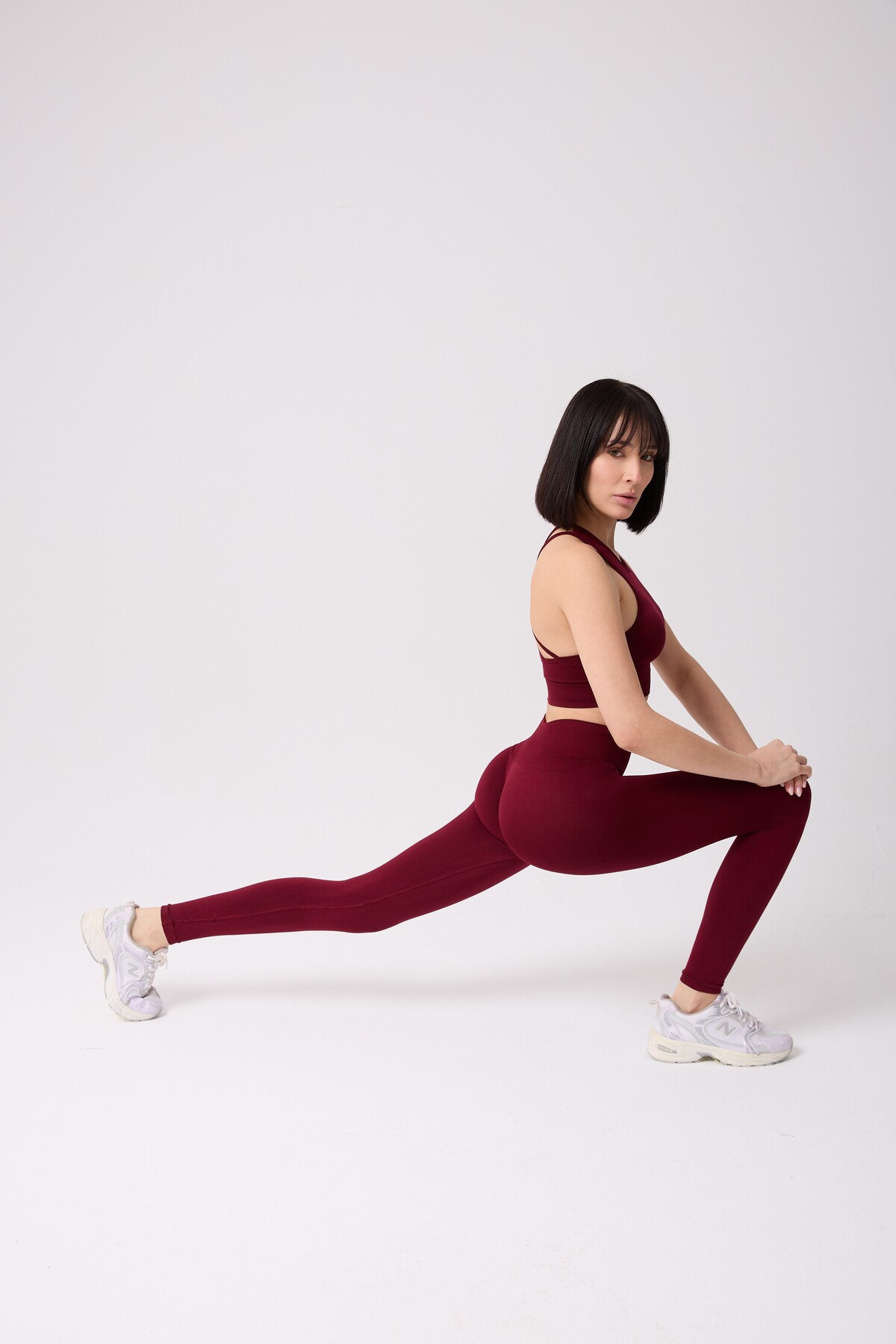 FOREVER MORE  Aura Model Arkası Büzgülü Toparlayıcı Etkili Yüksek Bel Dikişsiz Tayt