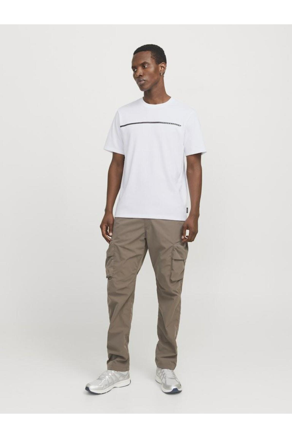 تیشرت مردانه راسته آستین کوتاه | جک اند جونز Jack & Jones 12137126 - تصویر 3