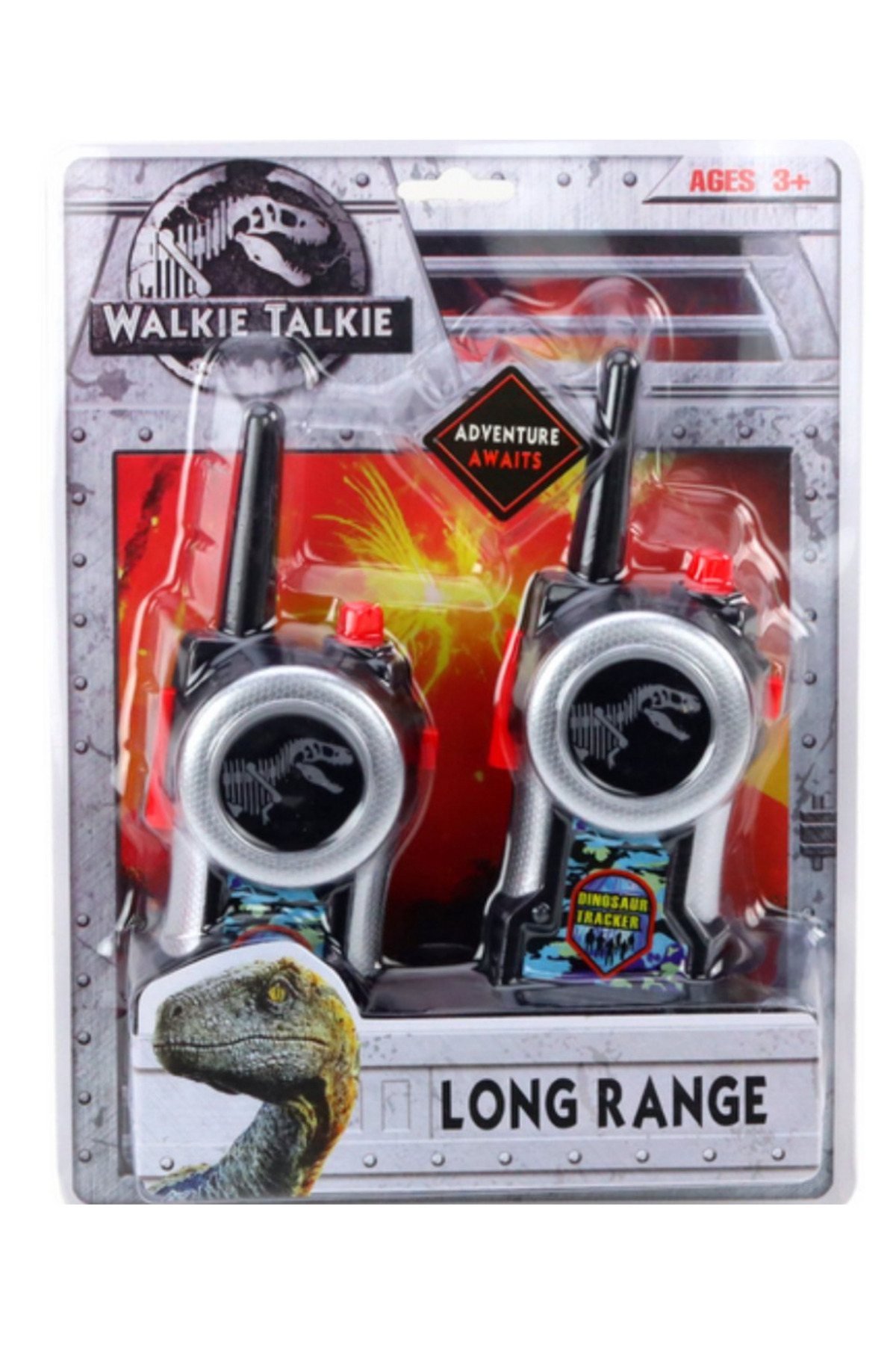 LRS STORE Çocuk Telsizi Uzun Menzilli Oyuncak Telsiz Seti-Dinazor Walkie Talkie-2'li Eğitici Macera Seti 80MT fotoğrafı 3 (önizleme)