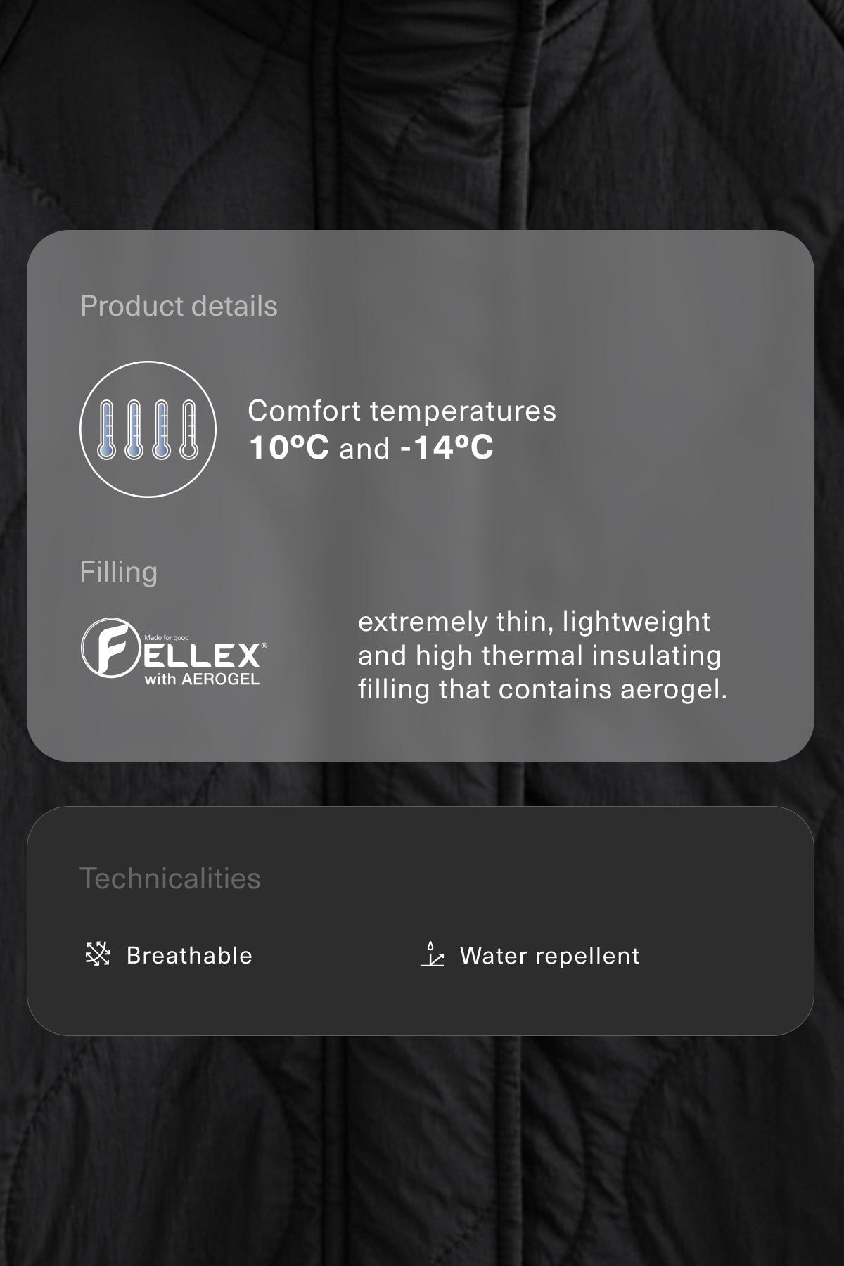 Oysho  FELLEX® AEROGEL su itici dolgulu ceket - Görsel 4