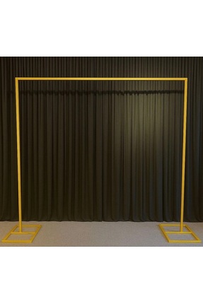 ORGANİZASYONAVM Kare Tag Arka Fon 200x200 cm – Metal – Fırın Boyalı – Demonte...