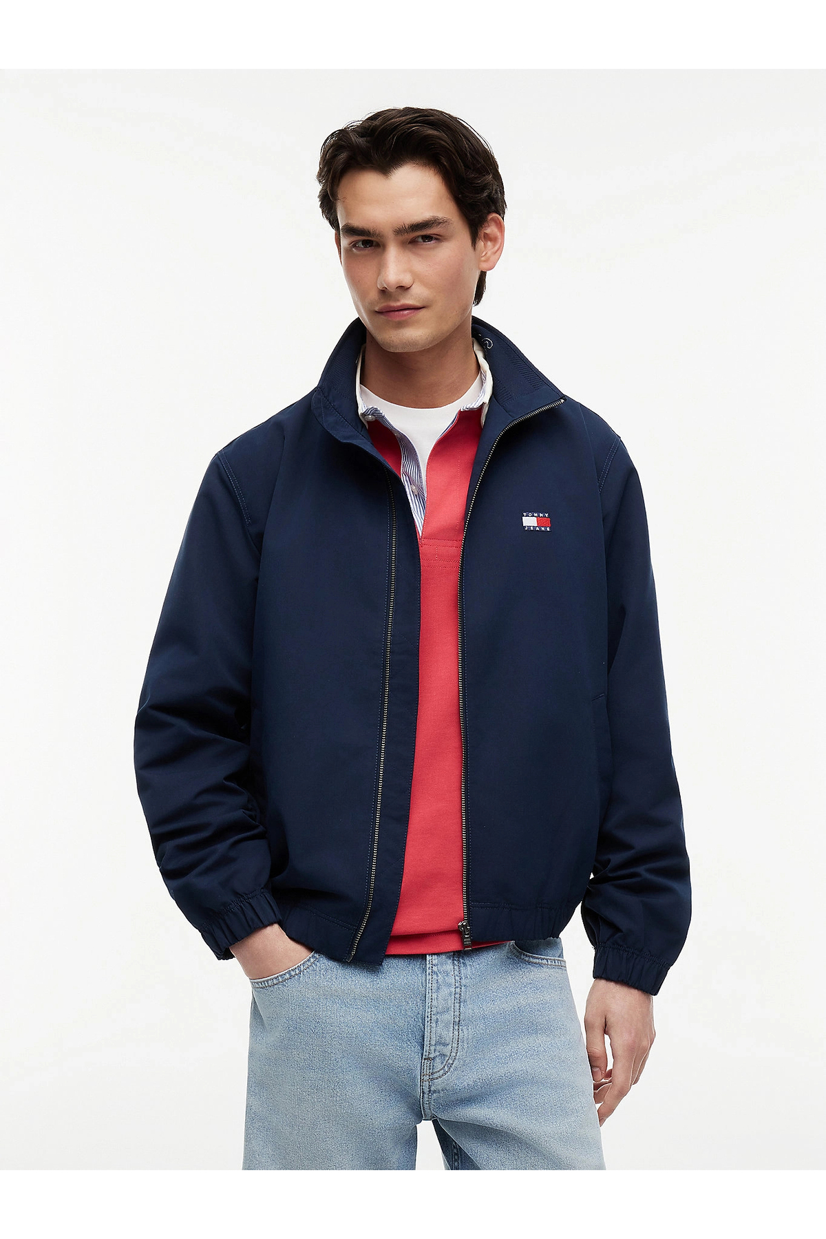 تامی هیلفیگر کاپشن آبی مردانه TJM Essential DM0DM22720C1G