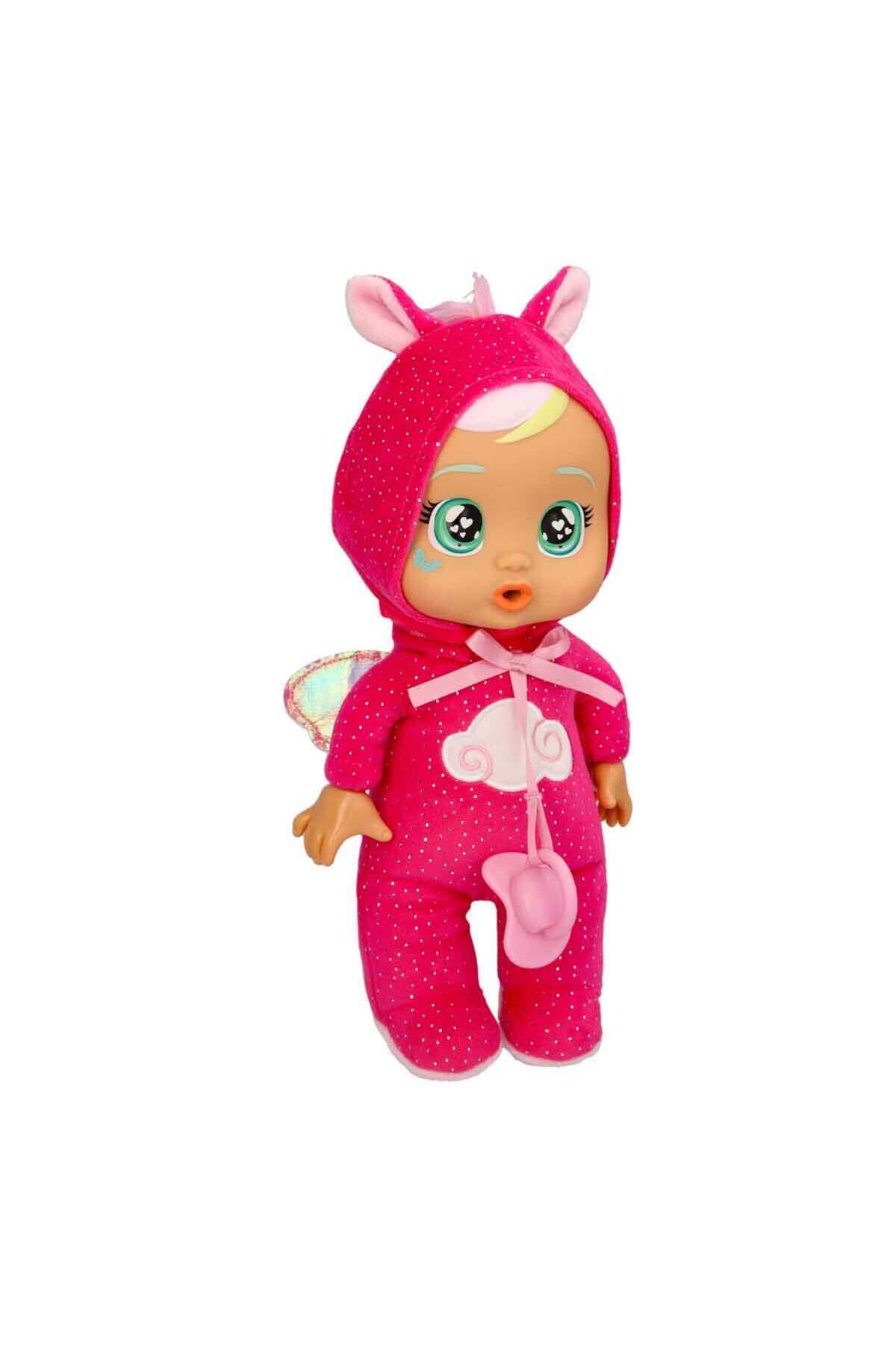 Cry Babies Ağlayan Yumuş Bebek CYB76000 - Koyu Pembe Tulumlu