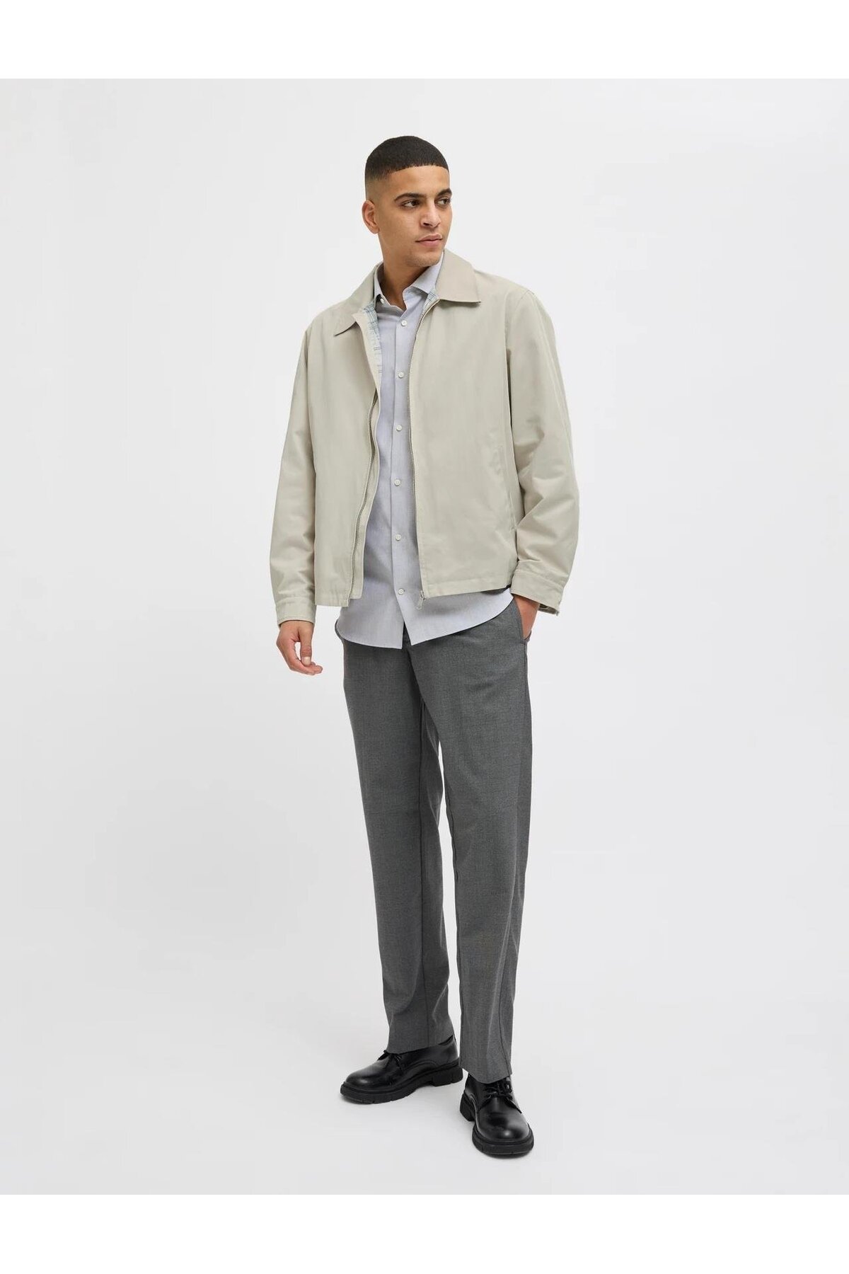 کت مردانه راسته آستین بلند | جک اند جونز Jack & Jones 12272605 - تصویر 3