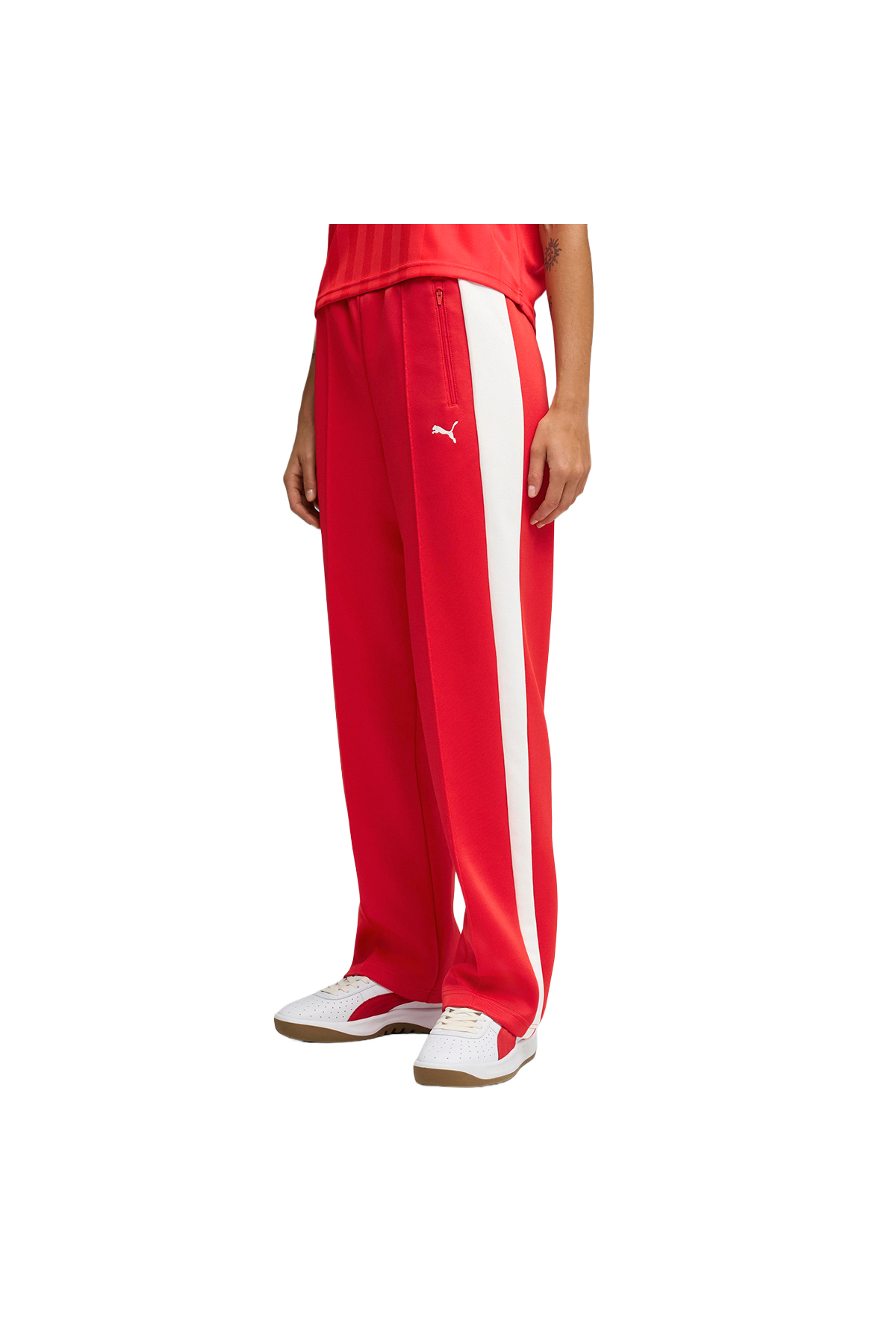 Puma T7 Kadın Kırmızı Günlük Stil Eşofman Altı 62979711