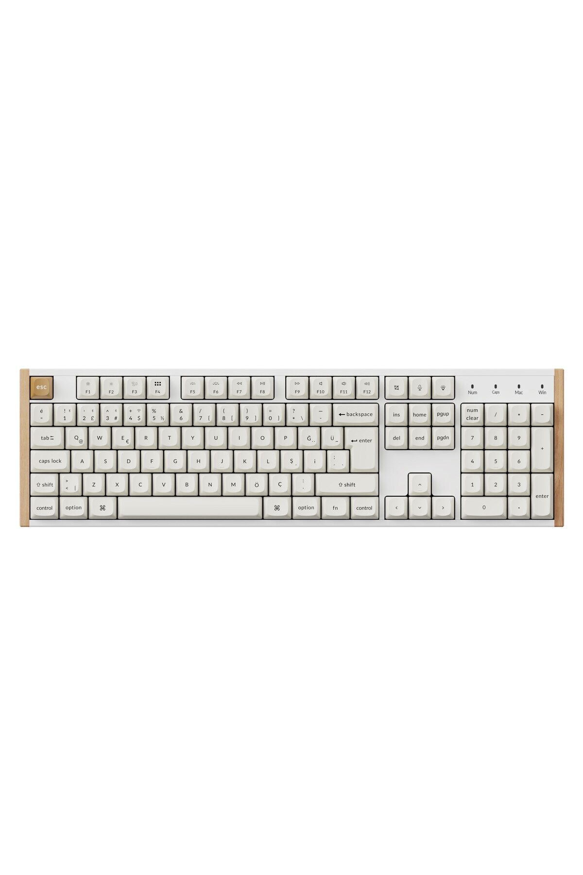 Keychron K10 He Kablosuz Manyetik Bulutsu Anahtar Özel Klavye K10h