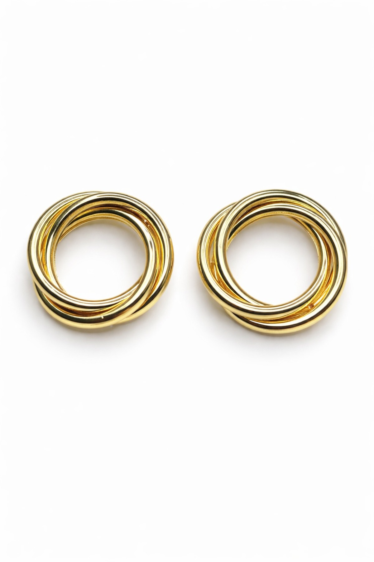 Women's Steel Gold Earrings / Daily Use