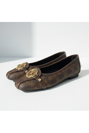TopukkTrend Kadın Babet Tokalı Deri Babet | Ortopedik Taban, Konforlu ve Şık ...