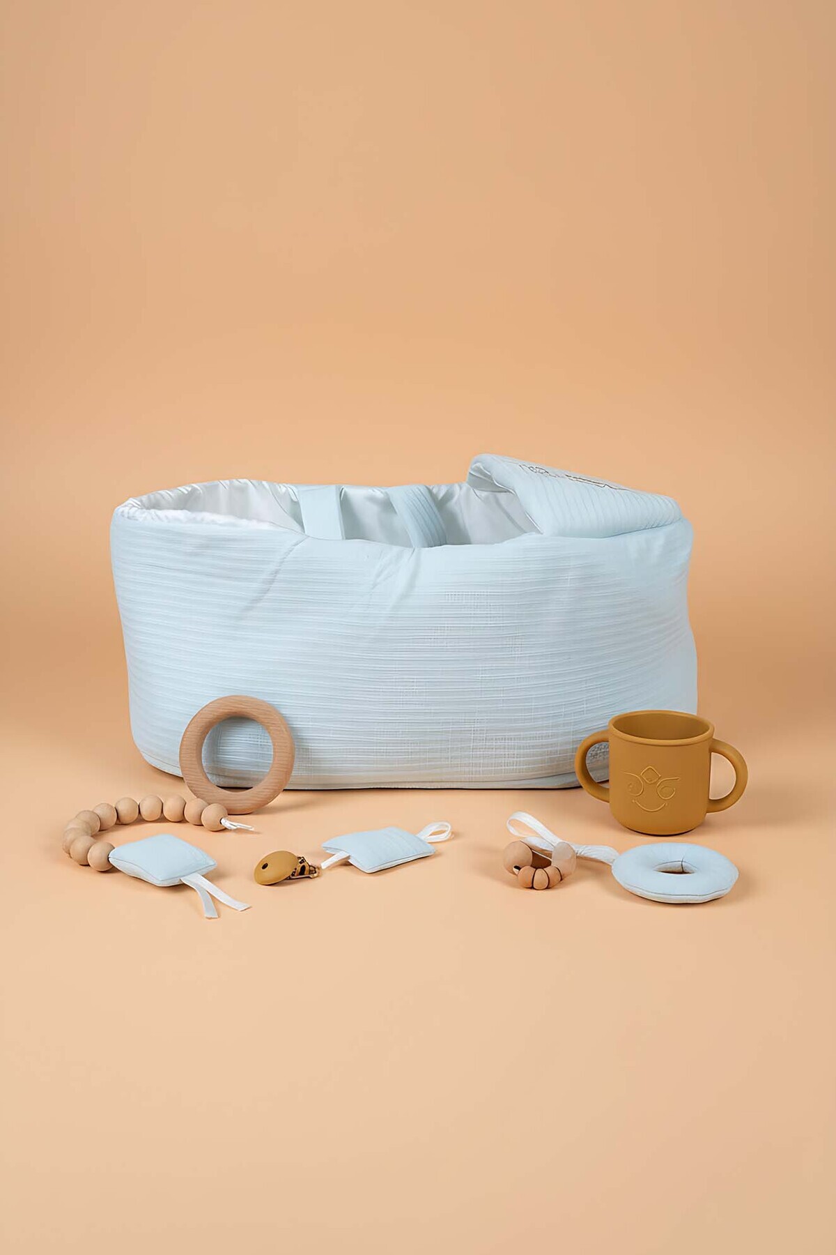 Rivaİstanbul Mavi Ayıcık Bebek Taşıma Çantası fotoğrafı 3 (önizleme)