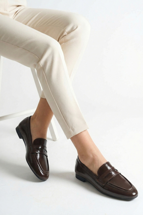 RİMES AYAKKABI Loafer Mary Jane babet sade ve zarif