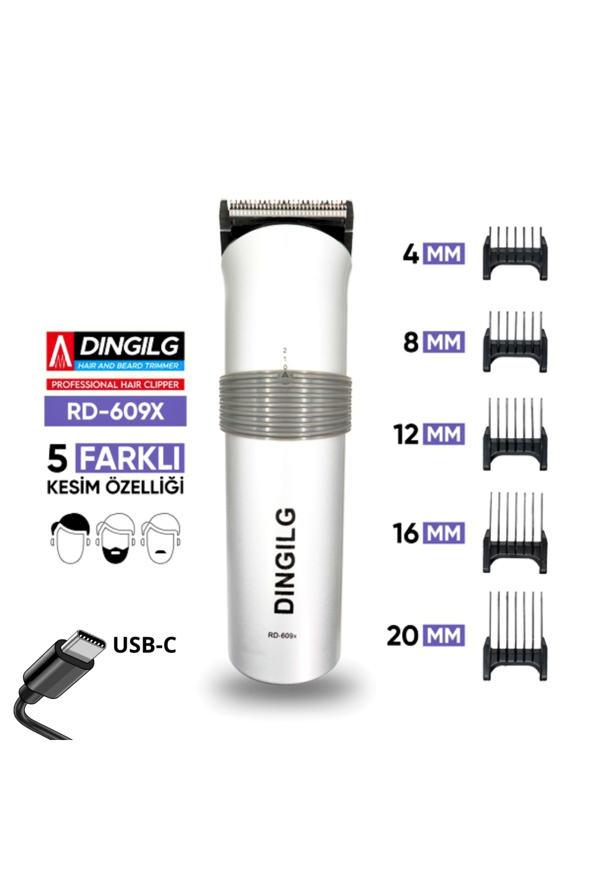 Genel Markalar Dingılg Rd-609x Şarjlı Traş Makinası - Fiyatı