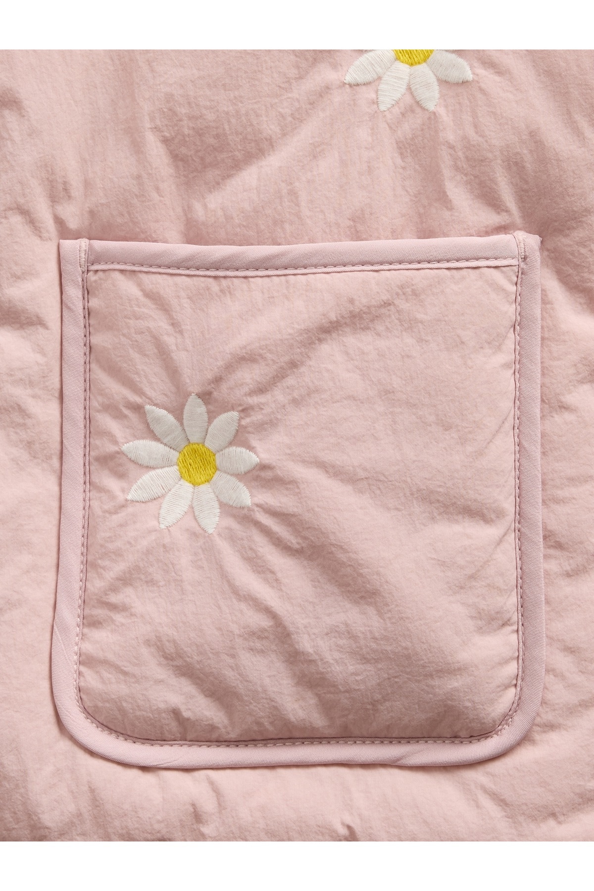 GAP Kız Bebek Açık Pembe Floral Embroidered Kapitone Ceket fotoğrafı 3 (önizleme)