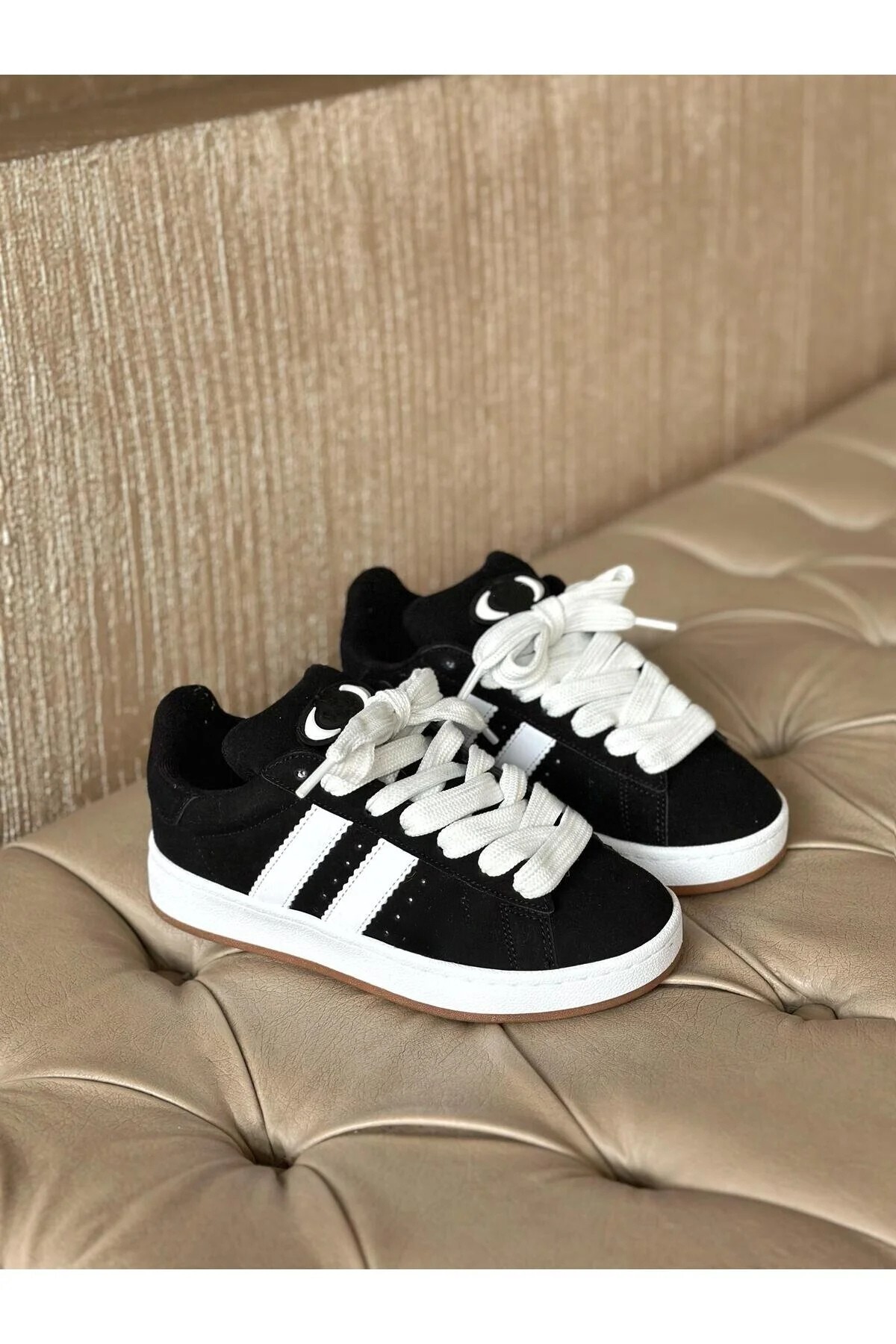 ResPon  Siyah Kampus Çorap Hediyeli Spor Ayakkabı