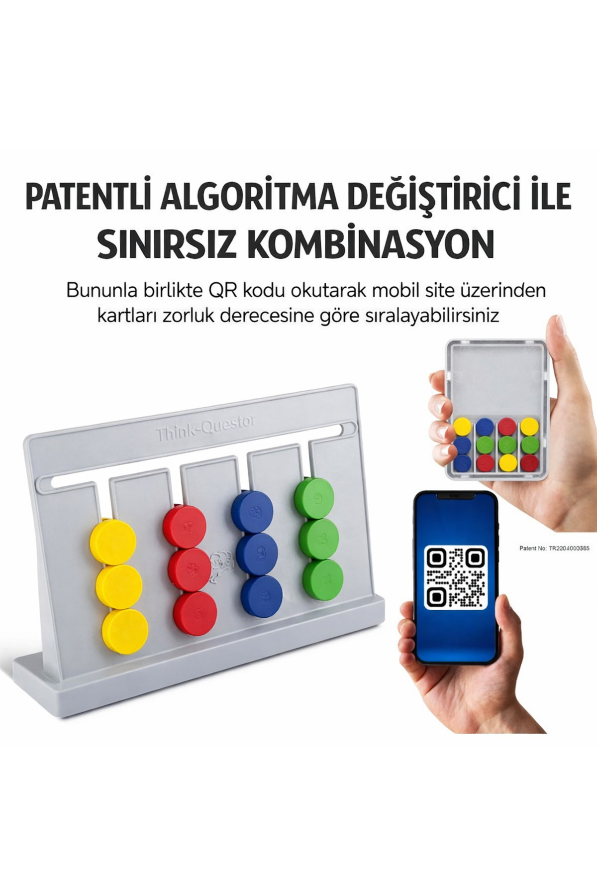 ESEMİZ Master Abacus Rubik Abaküs Montessori Zeka Oyunu Dijital Oyun Kartları Ile Destekli Montessori fotoğrafı 3 (önizleme)
