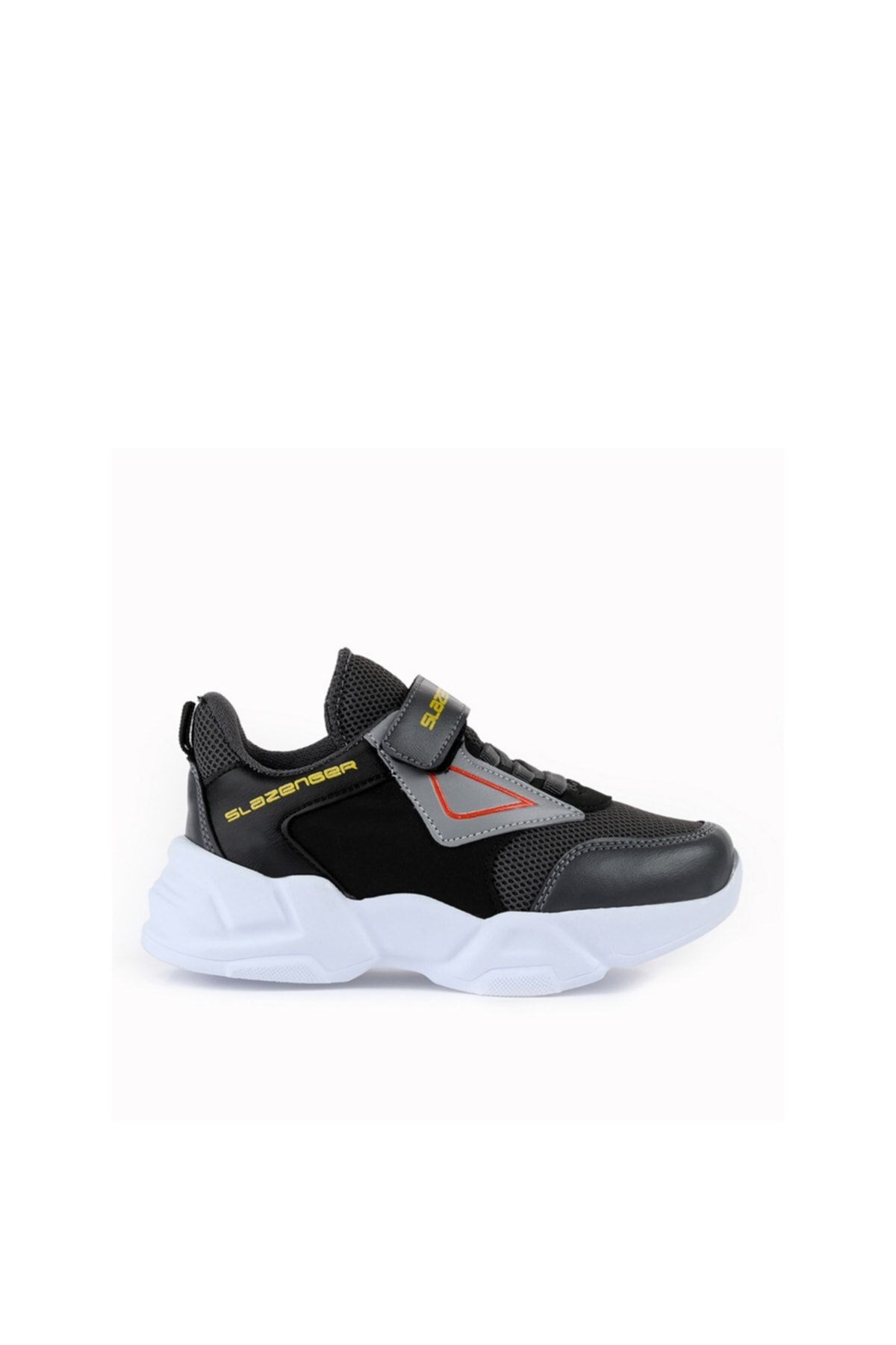 Rahat Bağcıklı Günlük Sneaker Kışlık Spor Ayakkabı Koyu Gri/Siyah