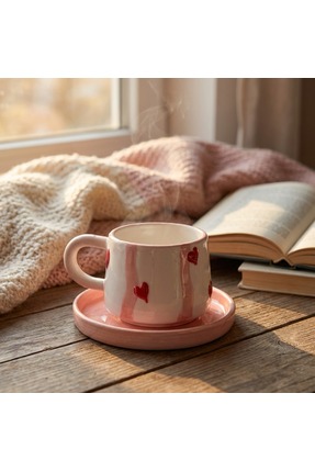 Ceramillion pembe kalpli kupa