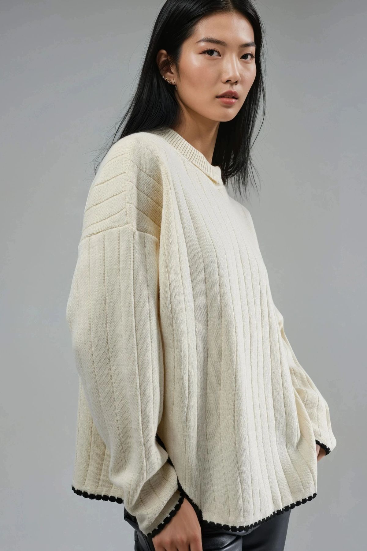 knuth marf wide sleeve high neck knit 美品 wide sleeve high neck knit/4color | KNUTH MARF