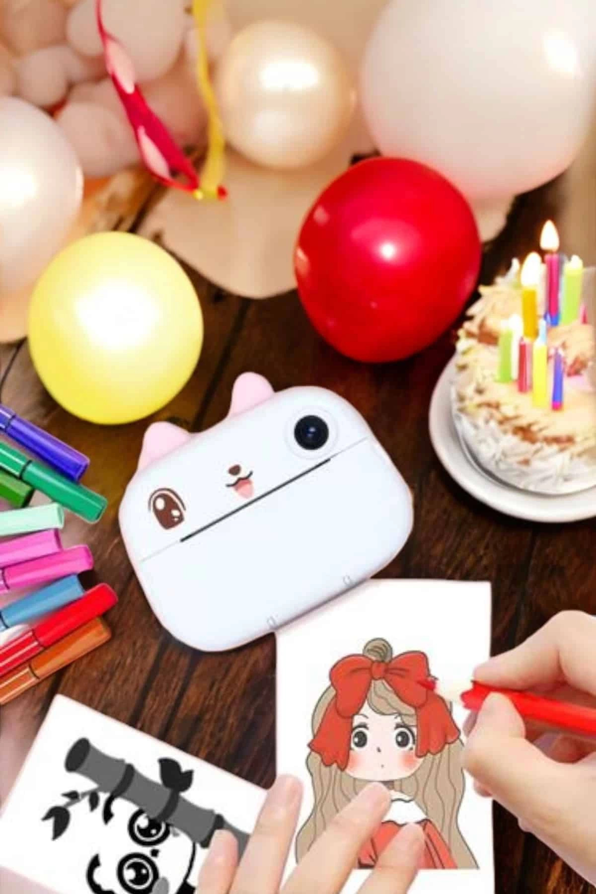 Fırsatkolik Mey İthalat® Çocuklar için Fotoğraf Makinesi Anlık Baskı Makinesi HD Görüntü Kalitesi fotoğrafı 3 (önizleme)