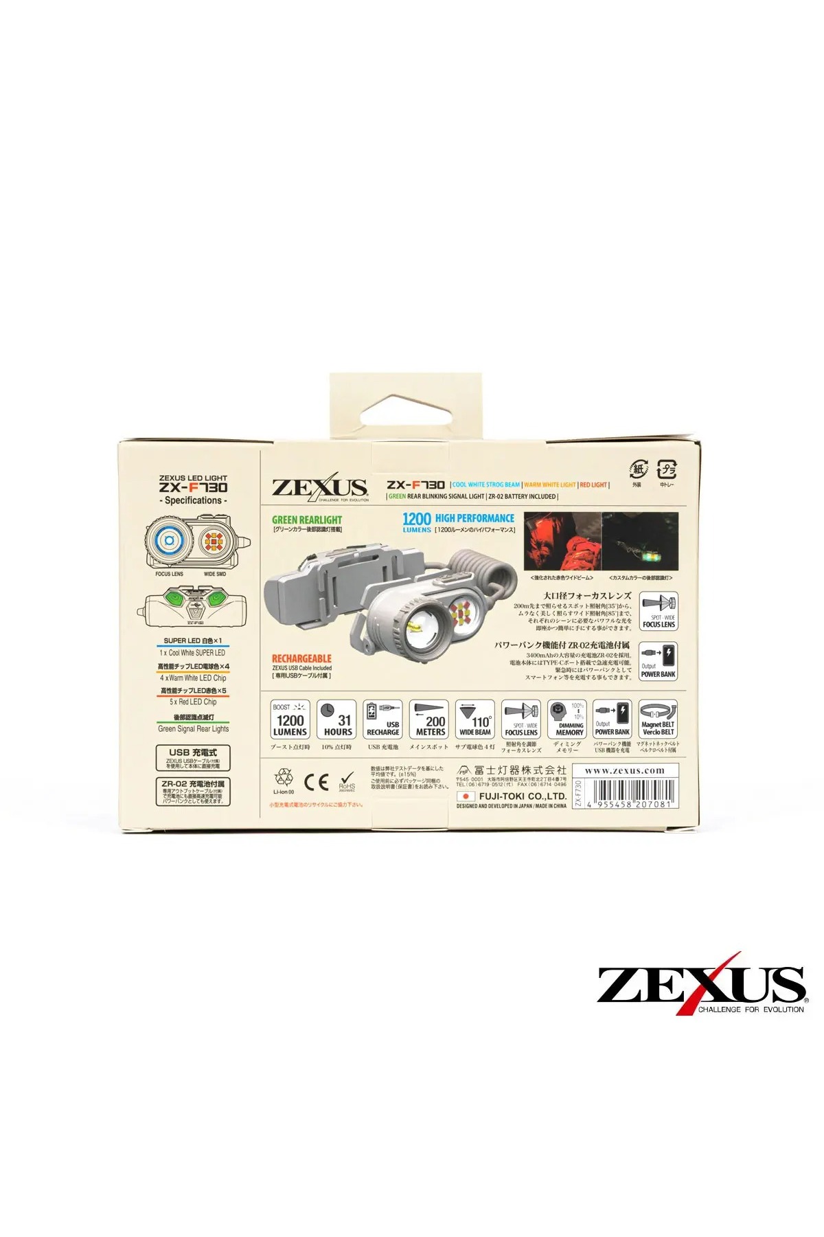 Zexus ZX-F730 Kafa Lambası - Fiyatı, Yorumları