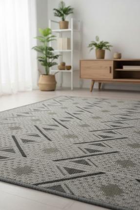 Ayduran Halı Rolyef İskandinav Kabartmalı Sisal Bukle Yıkanabilir Kaymaz Taba...