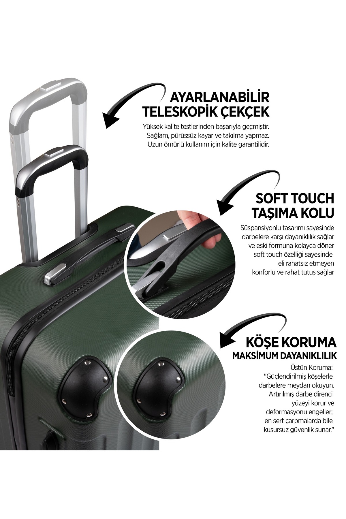 JACK DAWSON  Ultra Hafif ABS Valiz TITAN - Görsel 4