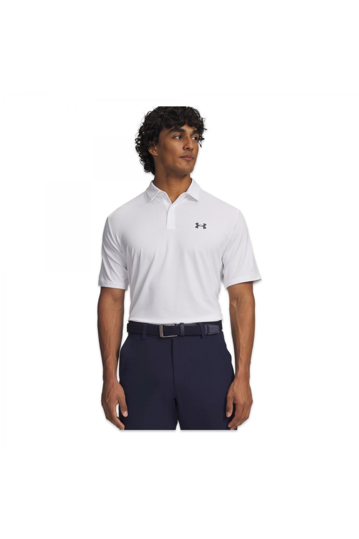 آندر آرمور تی شرت مردانه سفید پولو 6009799 Ua Matchplay
