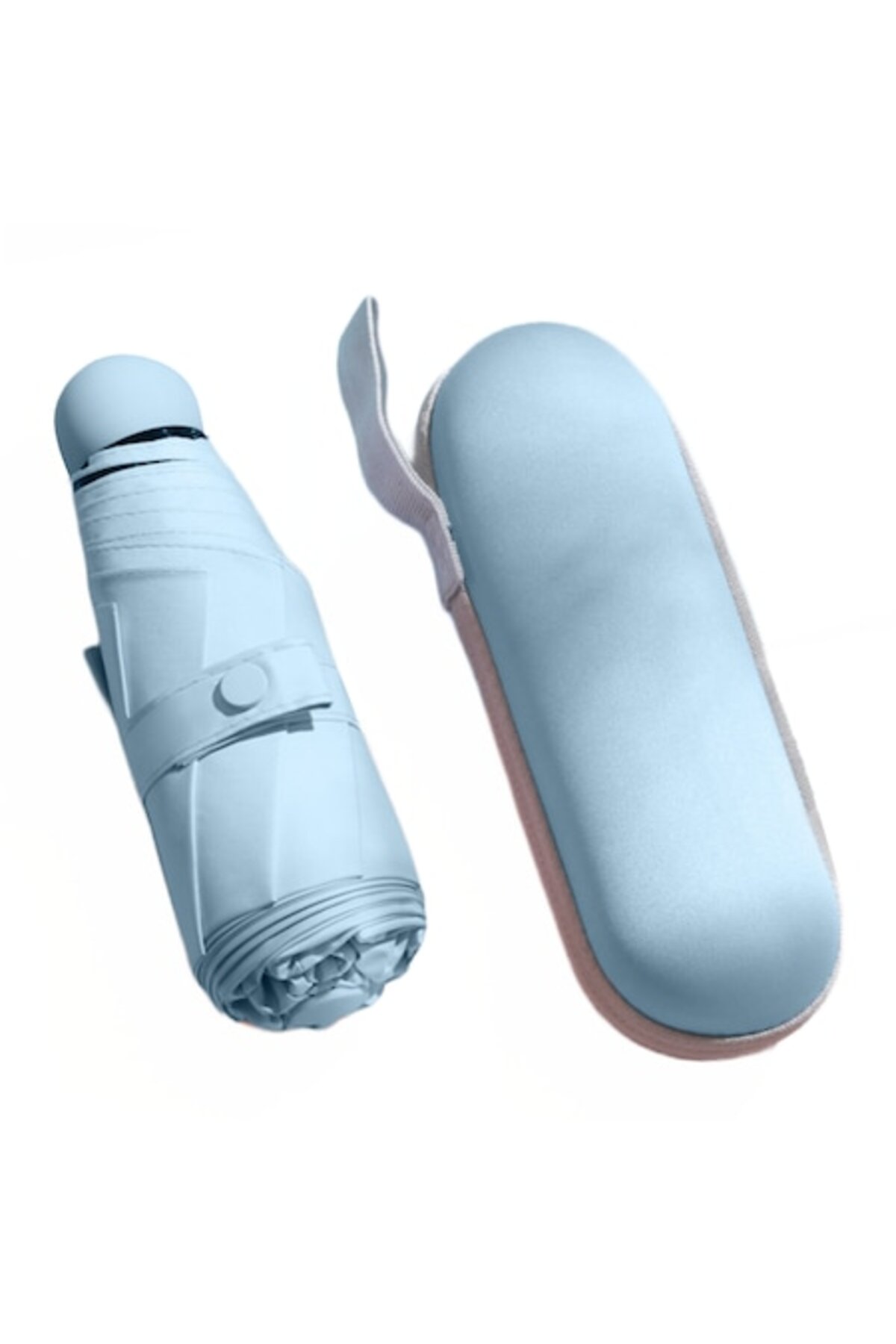 Mini umbrelă cu husă 5656Y, pliabilă și portabilă