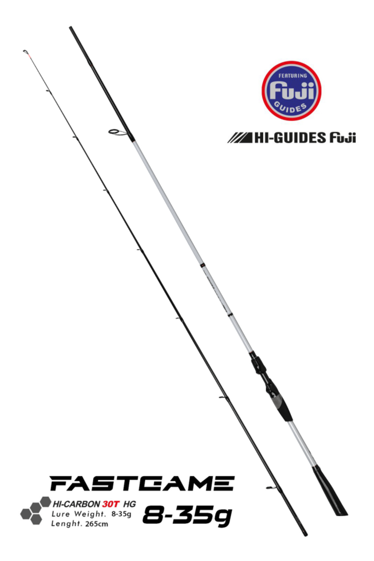 洋楽 CCG Fujin FastGame 265cm 8-35 gr Spin Kamışı - Fiyatı, Yorumları
