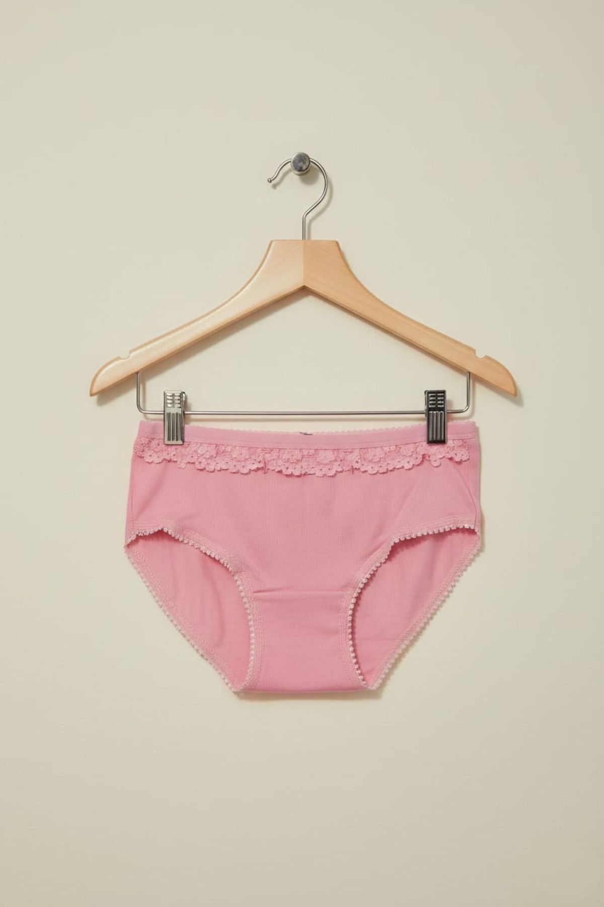 Tutku 5'li Paket Kız Bebek Pamuklu Yüksek Bel Dantelli Külot Seti - Yumuşak Lastikli fotoğrafı 6 (önizleme)