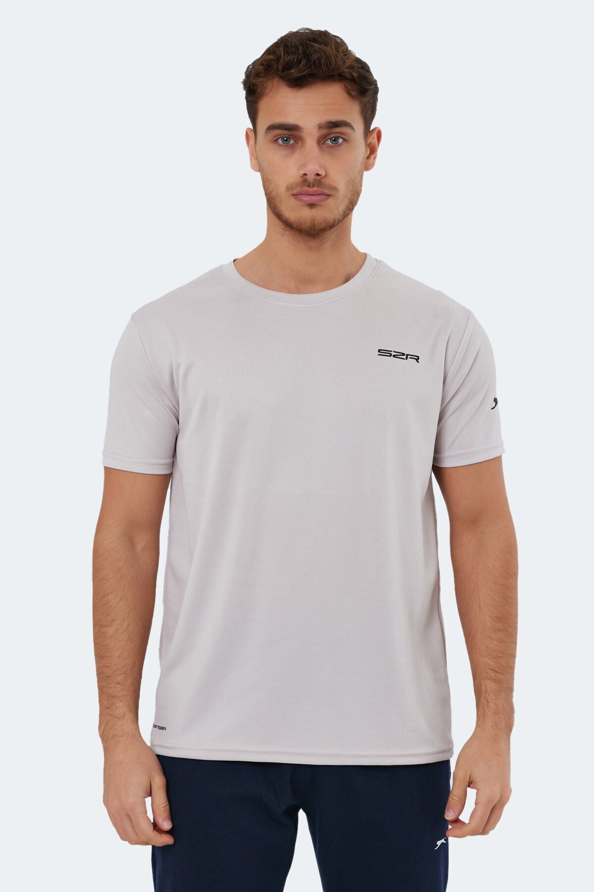 Rahat Pamuklu Yazlık T-Shirt Bej Erkek Tişört Bej