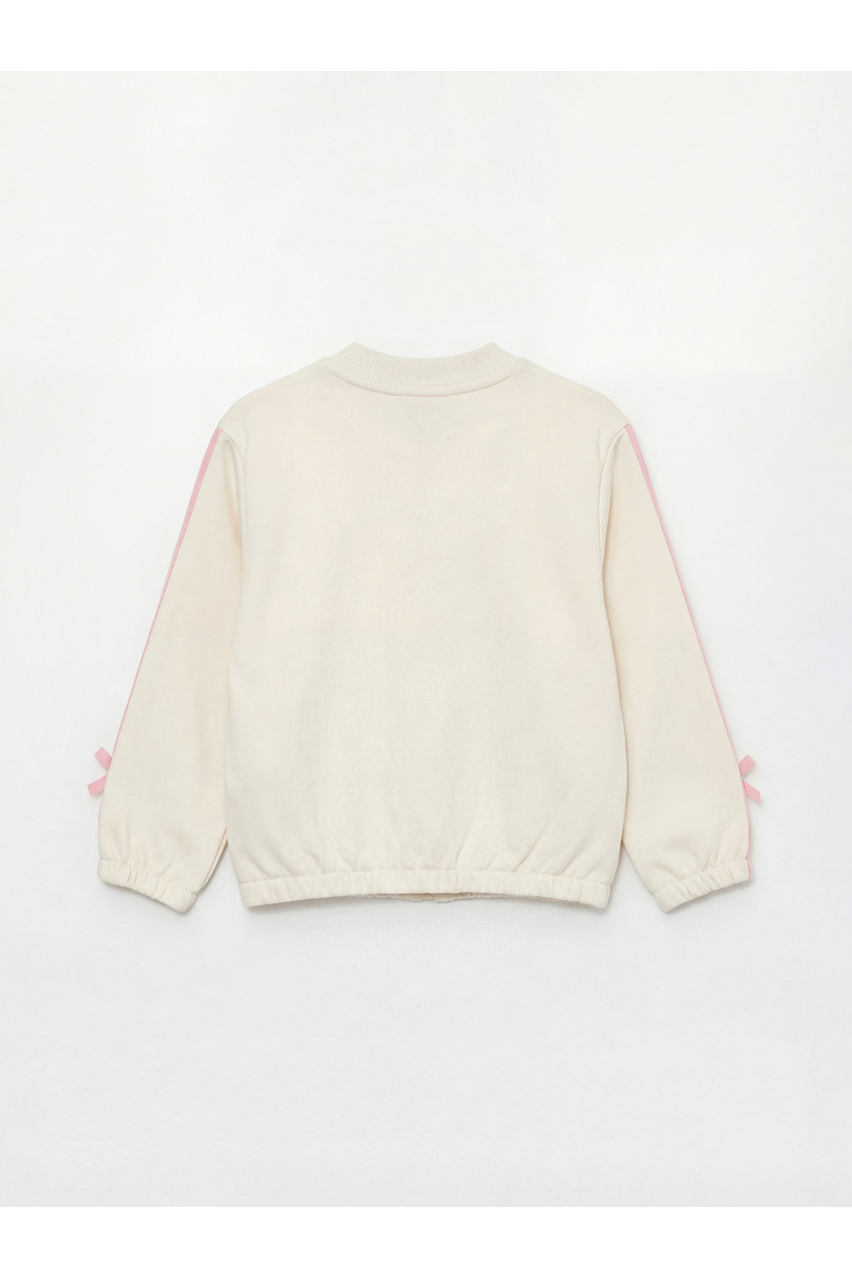 LC Waikiki Shining Store'dan Işıltılı Seçimler Stitch ve Angel Baskılı Kız Çocuk Fermuarlı Sweatshirt fotoğrafı 3 (önizleme)