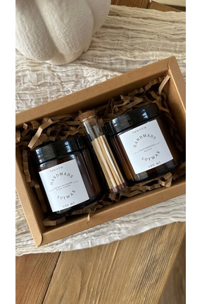 Lunora Soya Wax Mum Tanışma Seti - 100+100 ml
