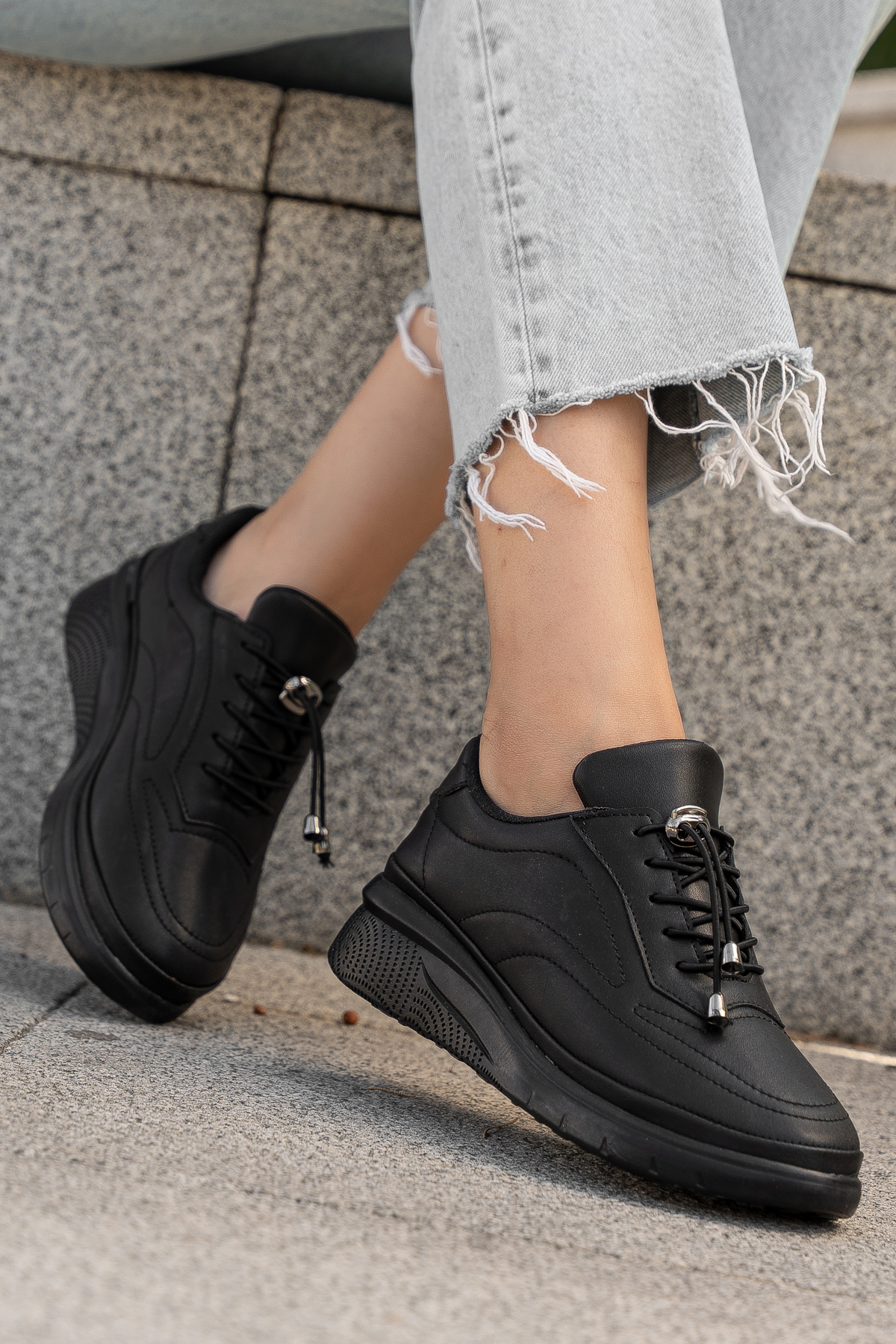 Daxtors D1221 Günlük Ortopedik Kadın Sneaker Spor Ayakkabı görsel 2
