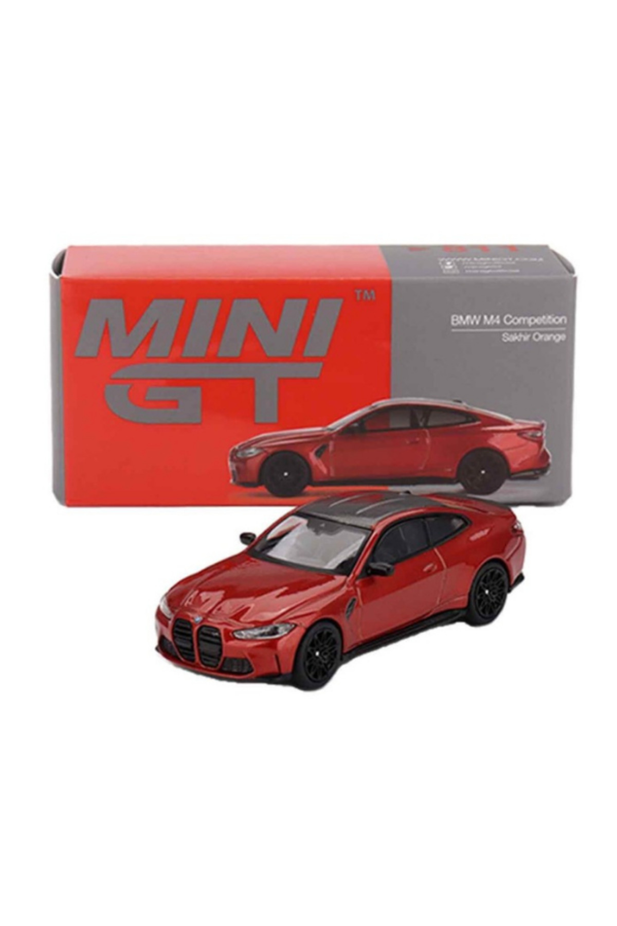 ミニカー MINI GT  M4 Sakhir Orange 121 bebeym Mini GT Bmw M4 Competition 1:64 Metal Araba - Fiyatı, Yorumları