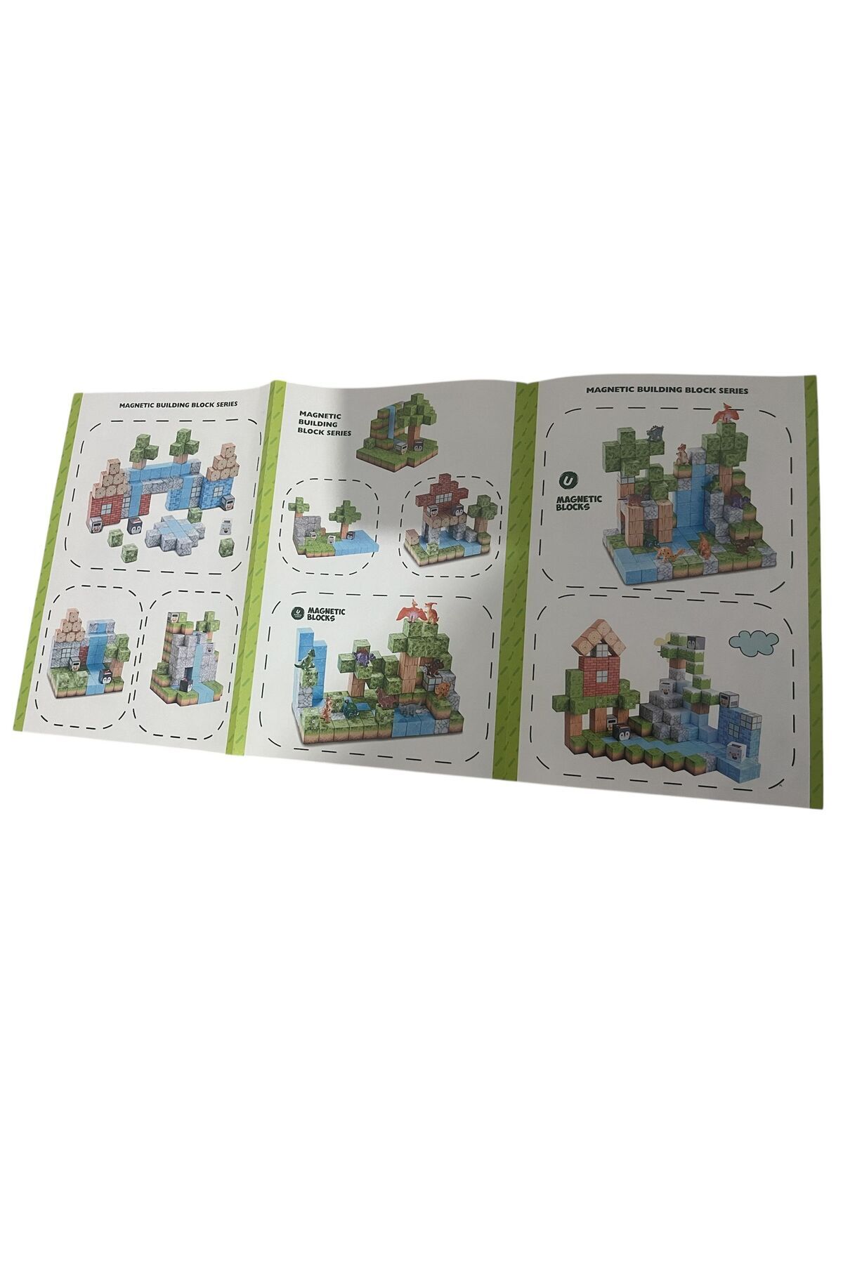 alpmodel Manyetik Yapı Blokları Minecraft Mıknatıslı 100 Parça Blok Parçalar Yüksek Parça Minecraft Blok Set fotoğrafı 5 (önizleme)