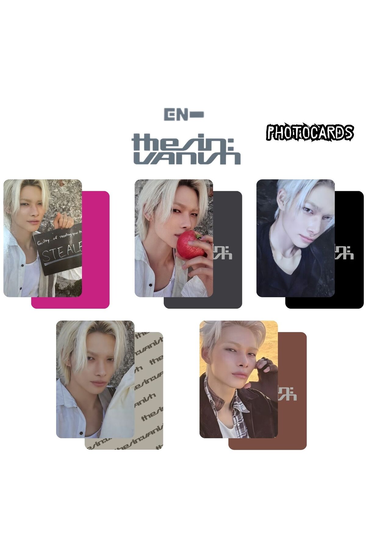 Kpop Dünyasi ENHYPEN Niki '' The Sin : VANISH '' Photocards Set