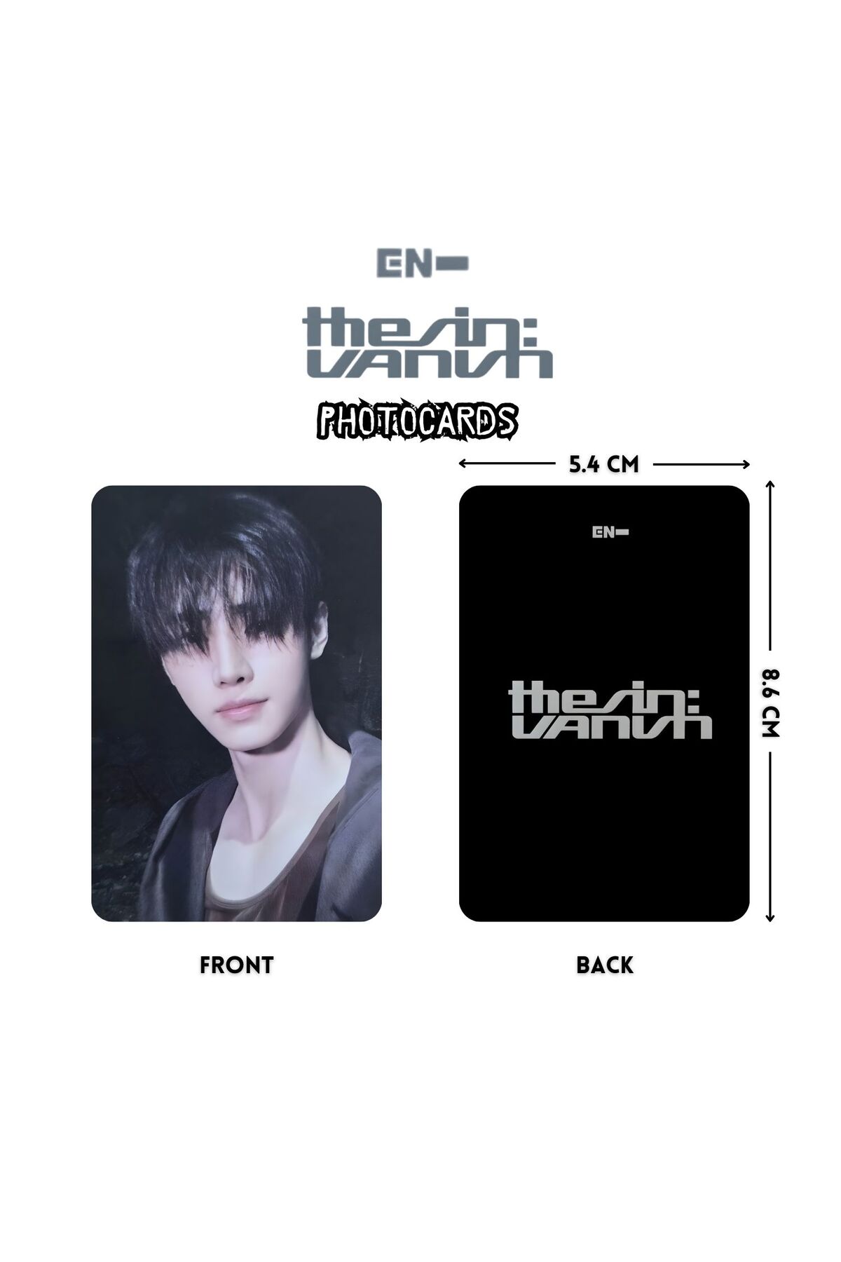 Kpop Dünyasi ENHYPEN Sunghoon '' The Sin : VANISH '' Photocards