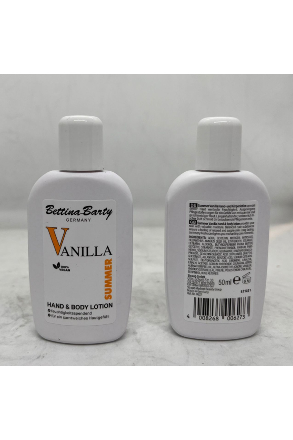 Summer Vanilla Hand & Body Lotion, Yaz Vanilyası El & Vücut Losyonu Mini Boy 50 ml — 4008268006273 — تصویر 2 از 3