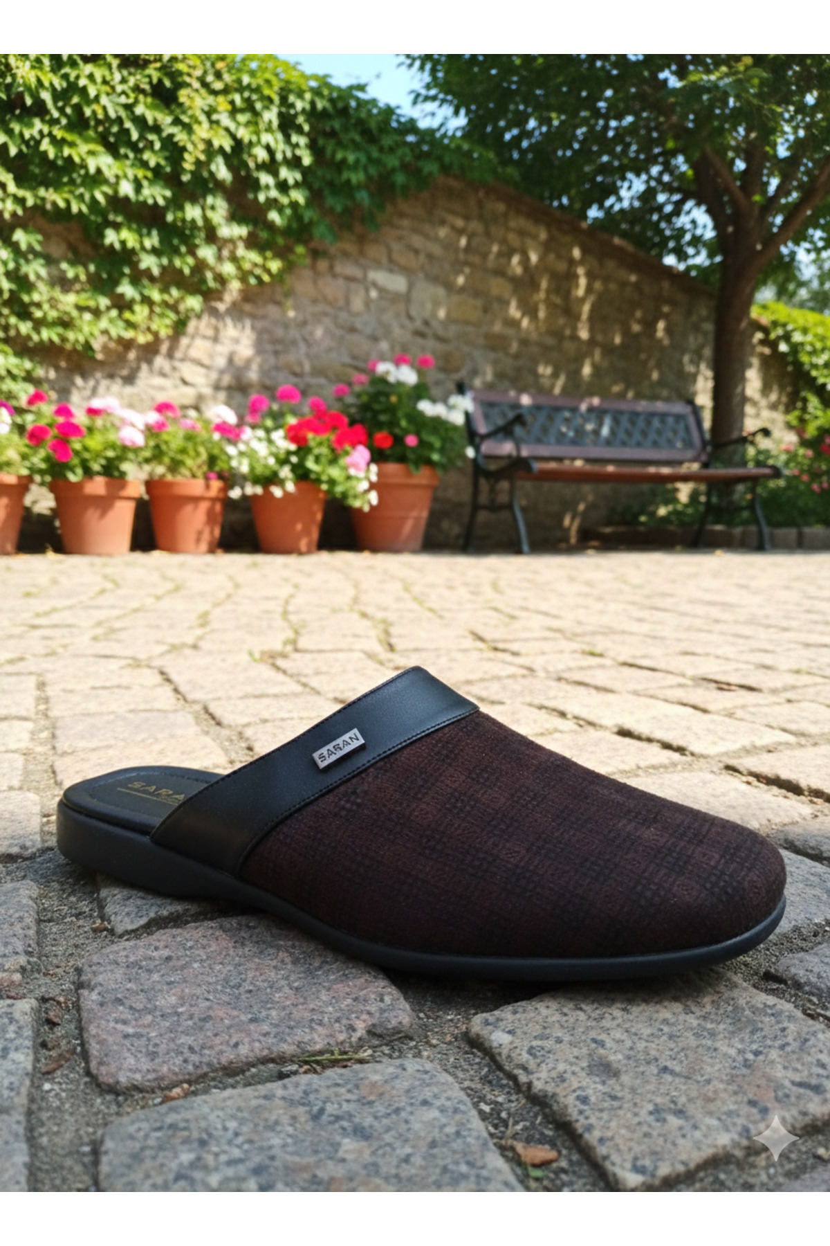 Resim DARUGA Erkek Günlük Ev Terliği Rahat Tabanlı Kaymaz Terlik 